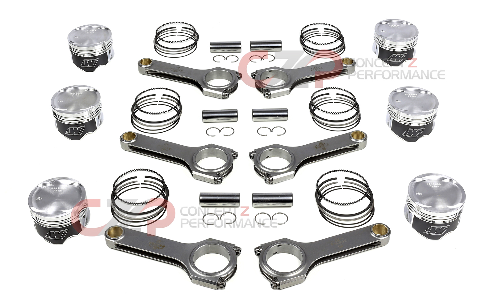 Nissan vg30et performance connecting rods and pistons #4