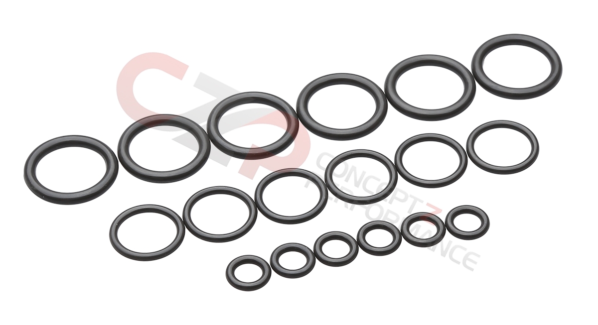 Nissan OEM 300ZX Upper & Lower Injector O-Ring Kit, New-Style Injectors w/Adapters - 90-96 Z32
