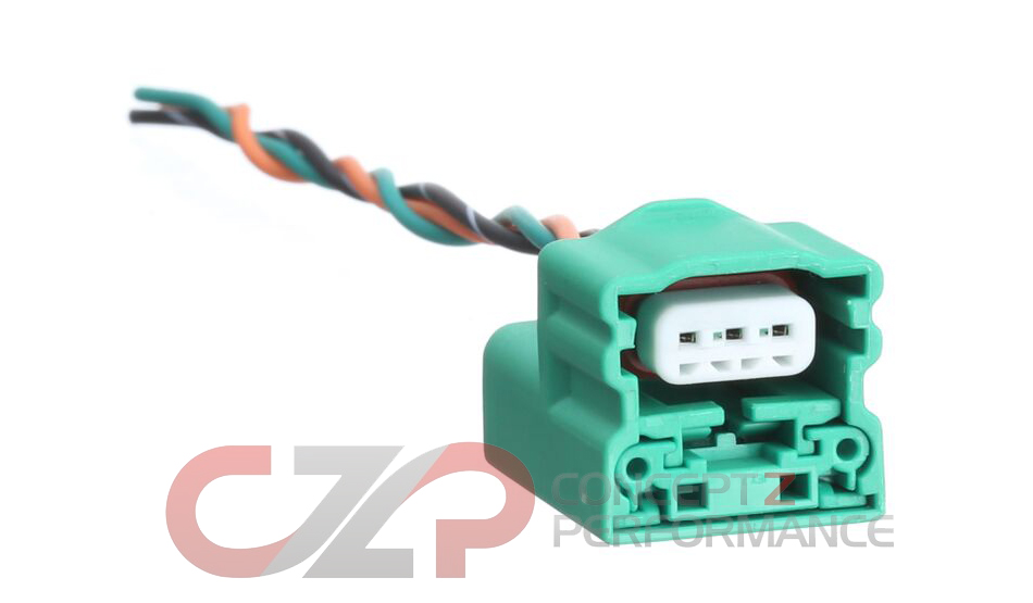 CZP Cam Sensor Connector w/ Pigtails, Green RH - Nissan 350Z / Infiniti G35 VQ35DE