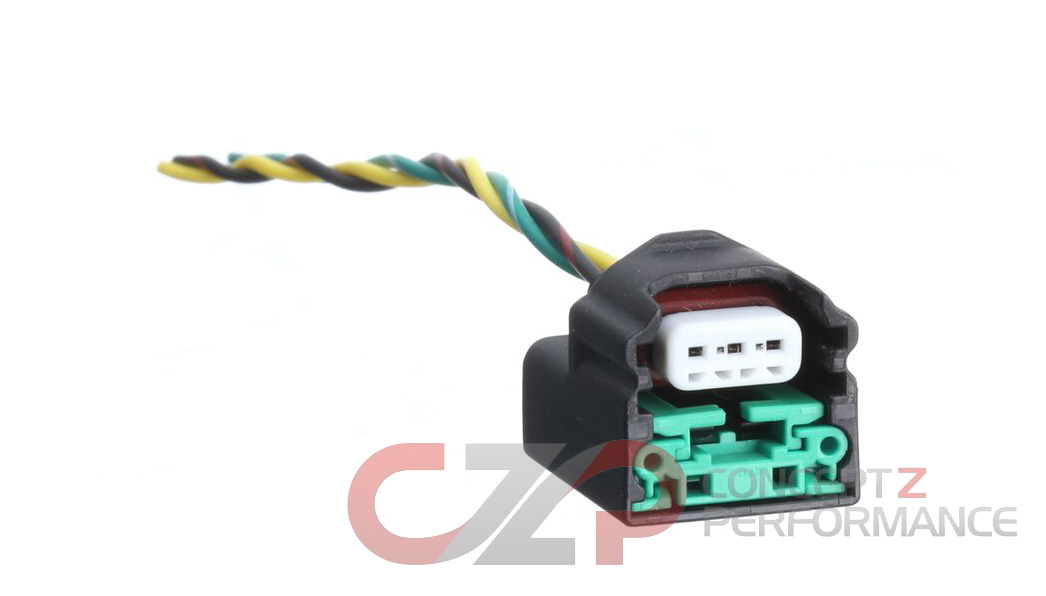 CZP Crank & Cam Sensor Connector w/ Pigtails, Black LH - Nissan 350Z / Infiniti G35 VQ35DE