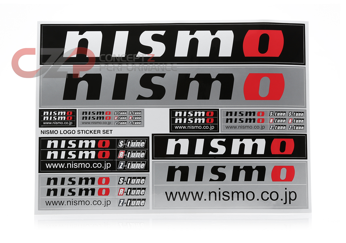Nismo 99992-RN237 "NISMO" Open O Logo Sticker Decal Set