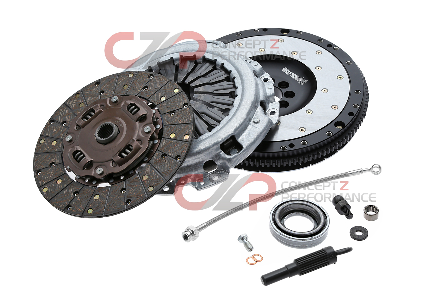 Jim Wolf Technology JWT Clutch & Flywheel Combo Kit w/ Bonus Parts, VQ35DE - Nissan 350Z / Infiniti G35