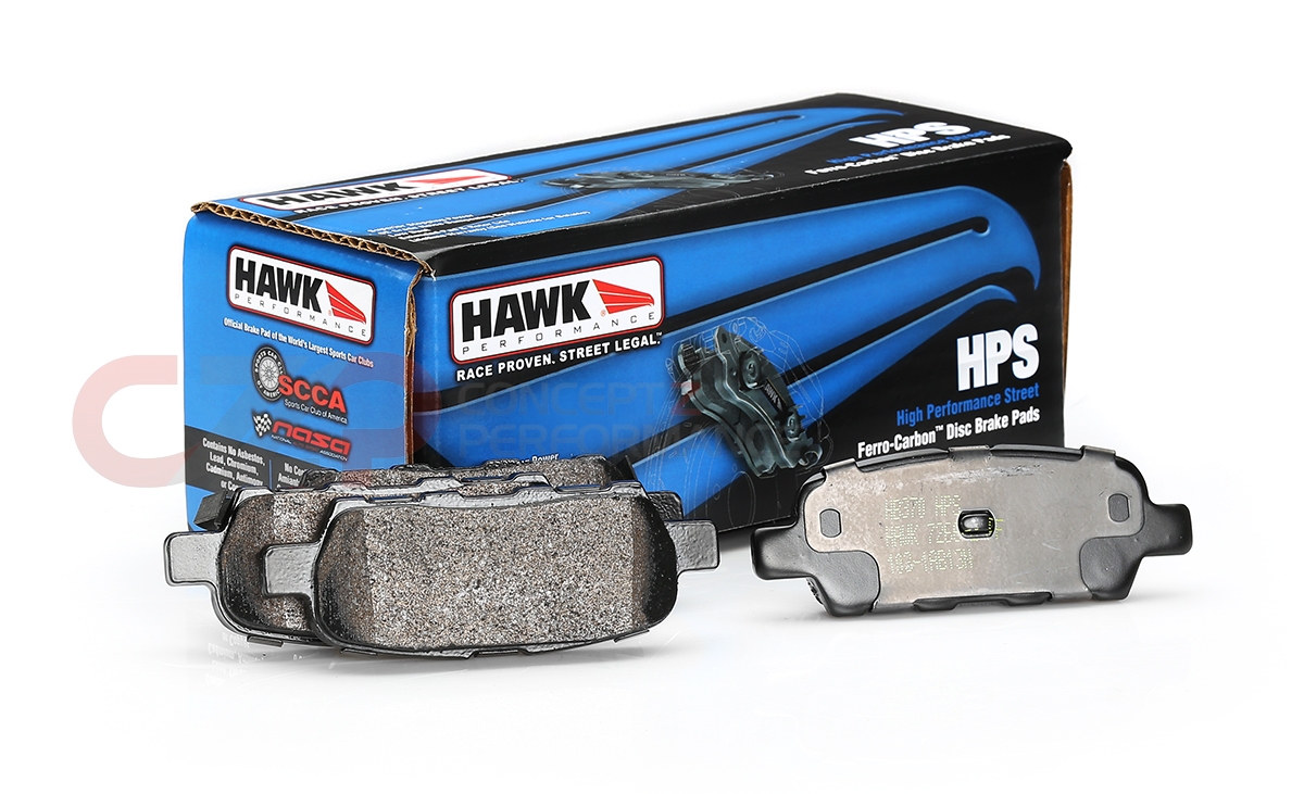 Hawk Performance HPS Brake Pads, Rear w/ Standard Non-Sport Calipers - Nissan 350Z / Infiniti G35, G37 Q40