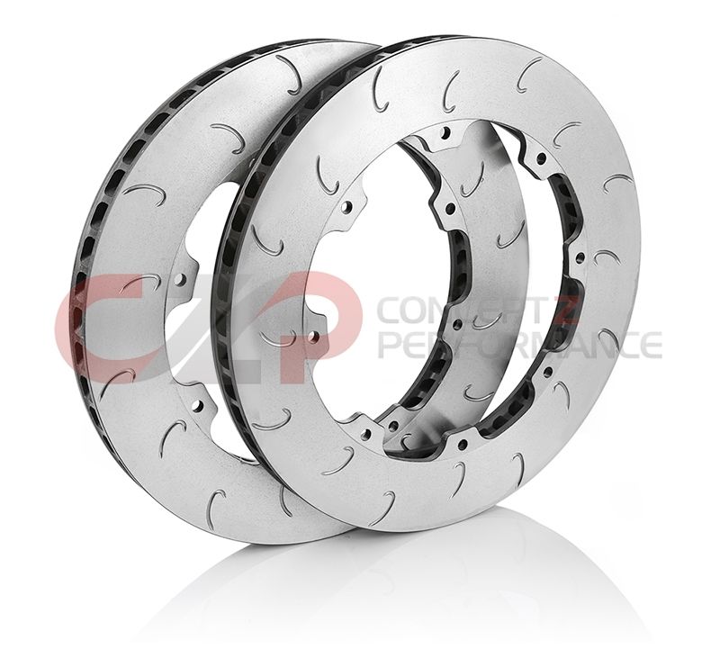 AP Racing Front Replacement J Hook 390mm Rotors w/ Hardware - Nissan GT-R 12+ R35