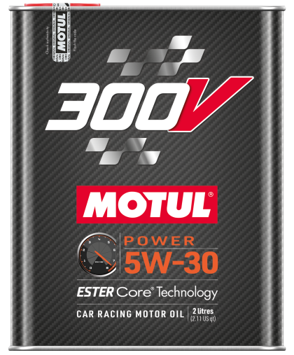 Motul 300V POWER RACING 5W30 Synthetic Ester Racing Oil - 2 Liters