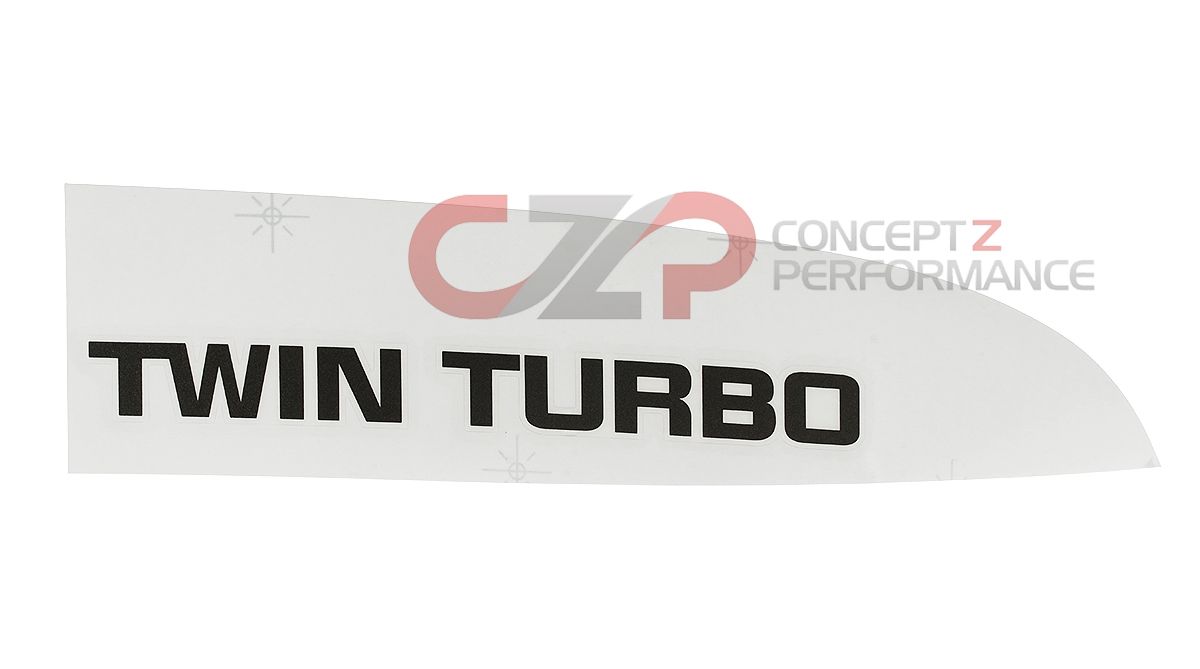 Dewla OEM Replica Rear Spoiler "Twin Turbo" Decal, Bronze Tint - Nissan 300ZX 94-96 Twin Turbo TT Z32