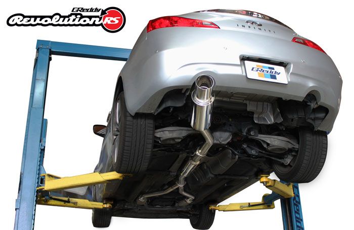 Greddy Revolution RS 2.5" to 3" Stainless Steel Single Exit Catback Exhaust  - Infiniti G37 Q60 Coupe CV36
