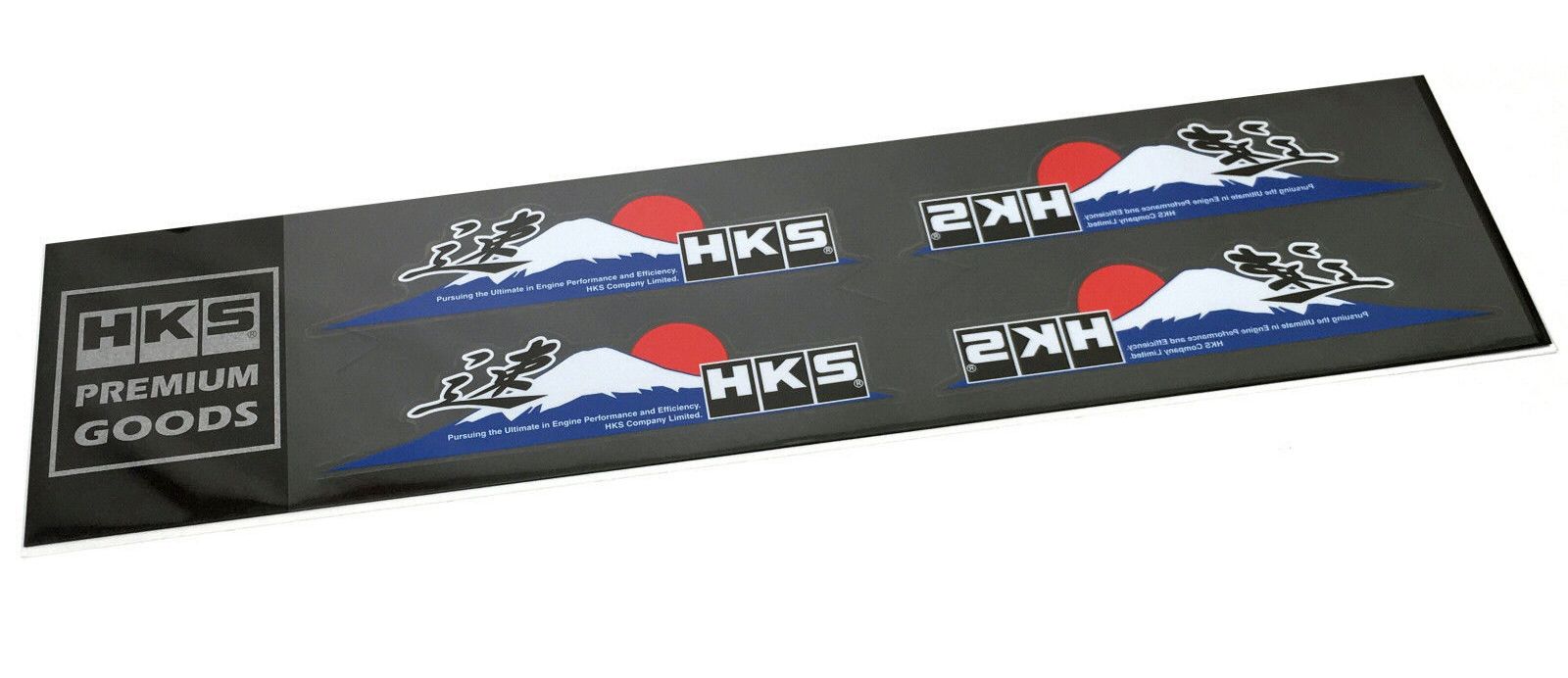 HKS Mt. Fuji Soku Logo Sticker with "速" Letter 4 Pieces