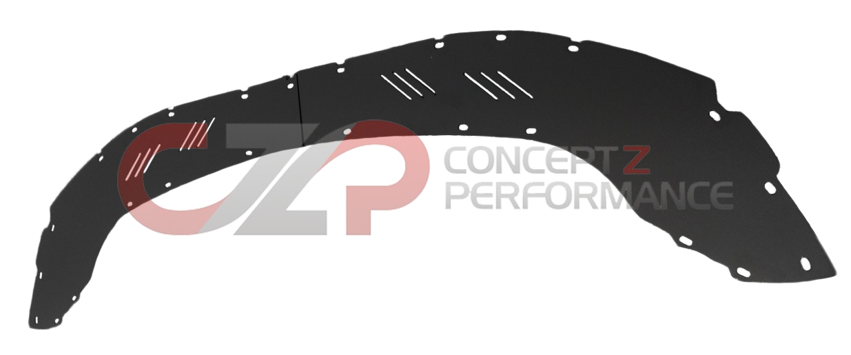 Z Speed Performance ZSP Aluminum Front Extension Diffuser Panel for Nismo V3 Bumper Fascia - Nissan 350Z Z33