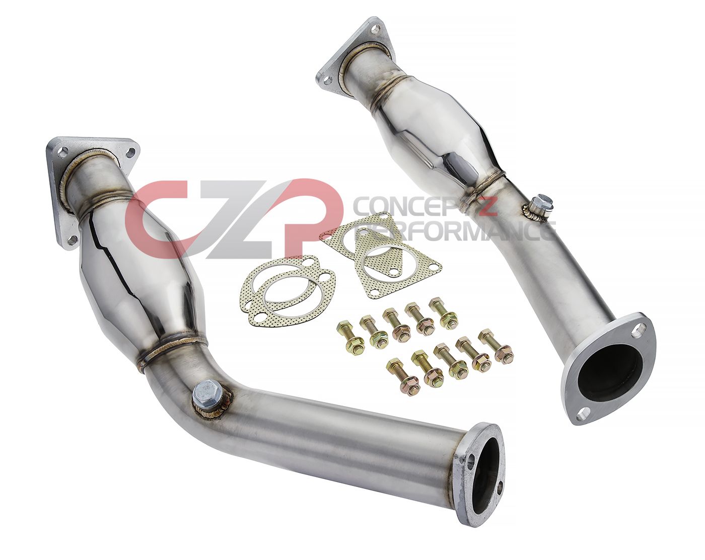 ISR Performance Stainless Steel Resonated Test Pipes, VQ35DE - Nissan 350Z / Infiniti G35