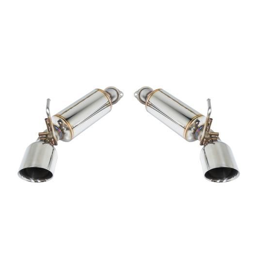 Remark Stainless Steel Axle-Back Exhaust System w/ 4.5" Dual Tip - Nissan 370Z Z34