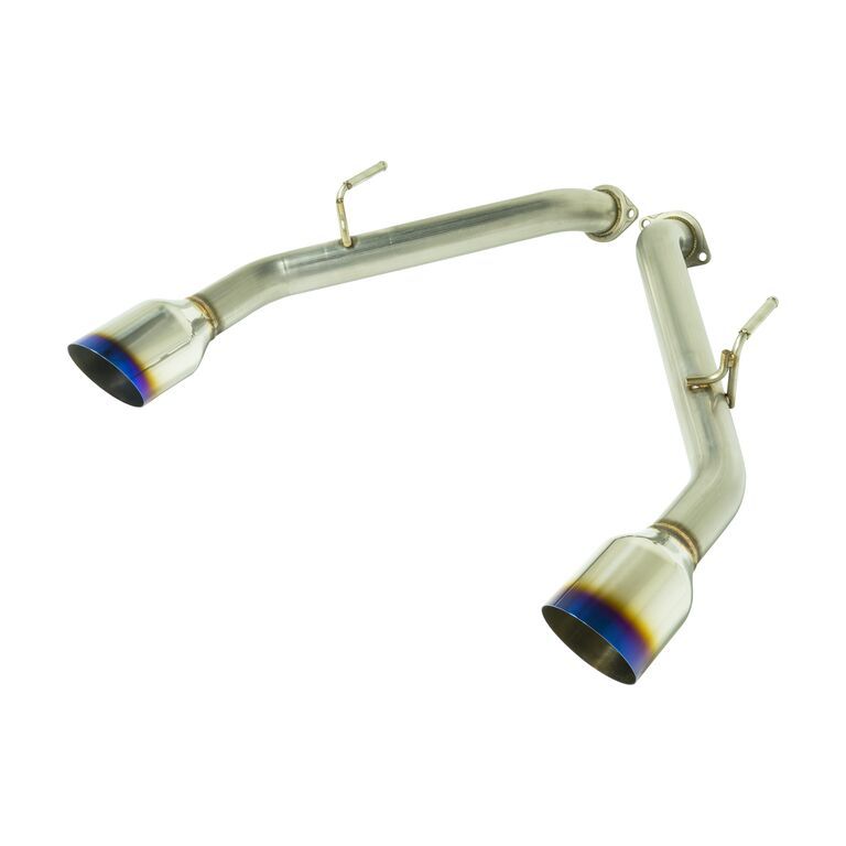 Remark Axle Back Exhaust w/Burnt Stainless Single Wall Tip - Infiniti Q50 V37