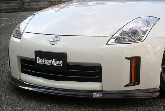 ChargeSpeed Bottom Line Front Lip, Carbon Fiber - Nissan 350Z 06-08 Z33