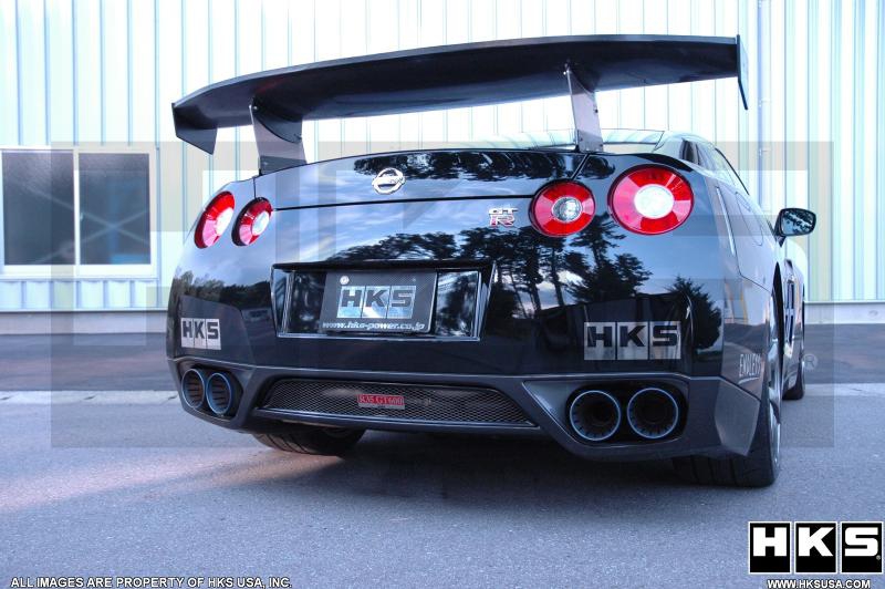 HKS Superior Spec-R Titanium Exhaust - Nissan GT-R R35 VR38DETT