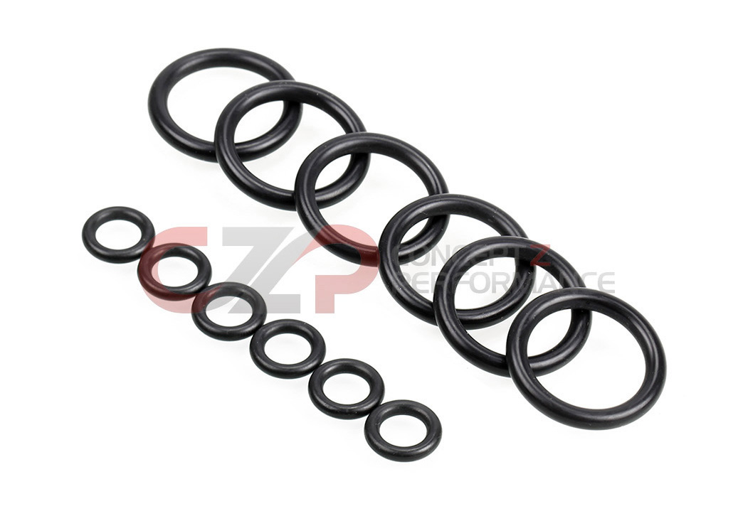 CZP Buna-N Injector O-Ring Upper & Lower Set, Late Style Injectors - Nissan 300ZX Z32
