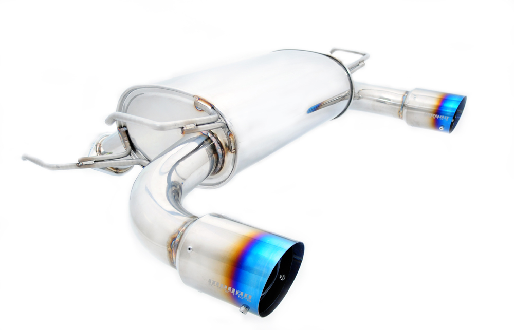 Megan Racing MR-ABE-IG372D Axle Back Exhaust Burnt Ti-Tips - 08+ G37 Coupe