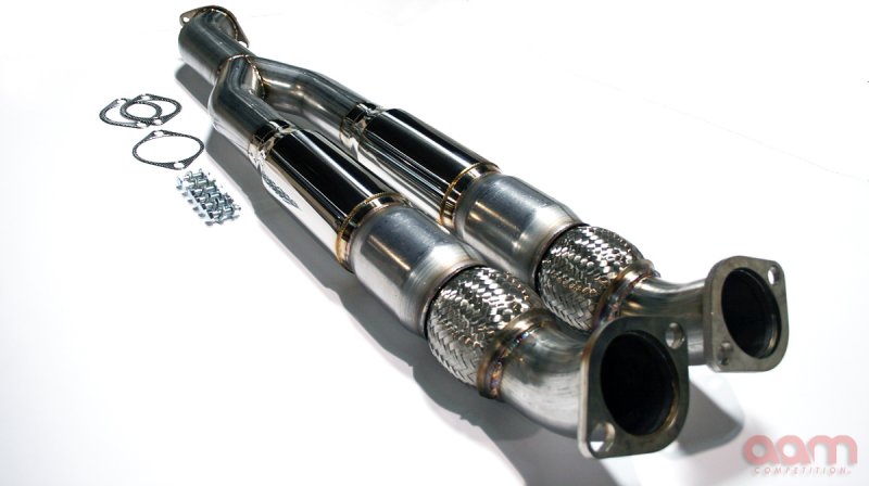 AAM Competition AAMGTRE-MIDRESHFC High Flow Cat Midpipe Resonated 09+ GTR R35