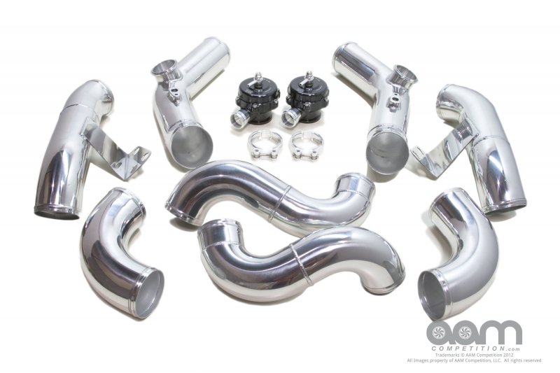AAM Competition Full 3" Intercooler Pipe Kit w/ Tial BOV - Nissan GT-R 09+ R35