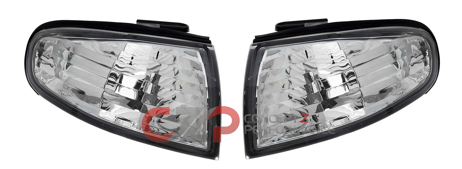 Circuit Sports NS1493-FCL01-JY Clear Corner Lamp Set Zenki Nissan 240SX 95-98 S14