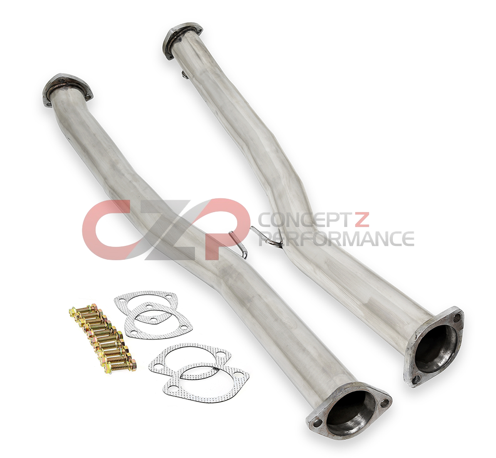 AMS Full 3" Stainless Steel Test Pipes, Non-Resonated, Twin Turbo TT - Nissan 300ZX 90-96 Z32