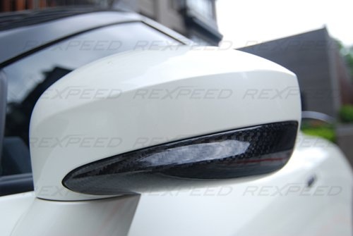 Rexpeed GT-R Dry Carbon Fiber Mirror Covers - R35