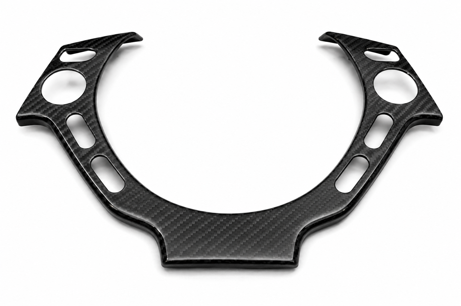Rexpeed Carbon Fiber Steering Wheel Switch Control Finisher - Nissan GT-R R35