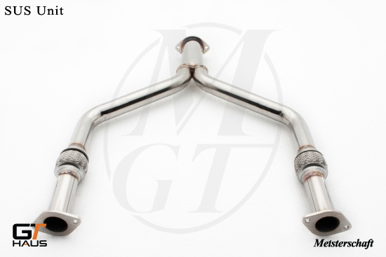 GTHAUS Musa SS Front Y-Pipe Collector Section - Nissan 370Z Z34