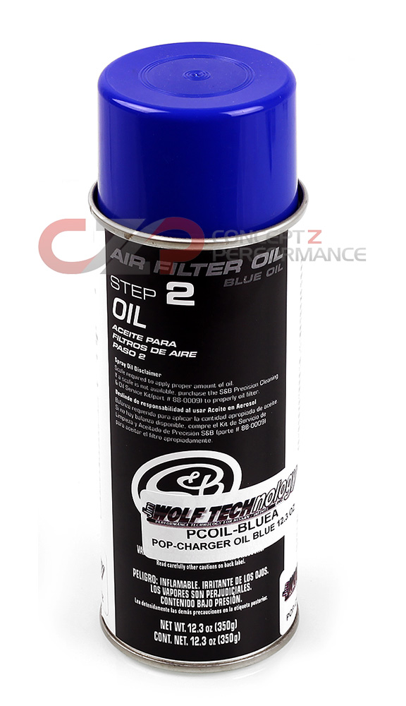 JWT Pop Charger Intake Filter Oil, Blue - 12.3 Oz Spray Can