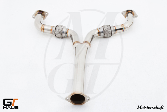 GTHAUS Musa Front SS Y-Pipe Collector Section - Infiniti G35 03-07 Coupe CV35