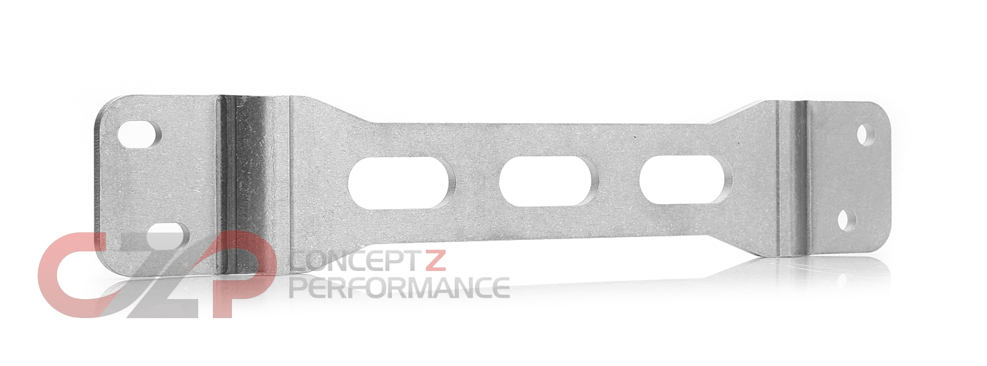 CZP Billet Aluminum Underbody Transmission Tunnel Brace, Bare Aluminum - Nissan 300Z Z32