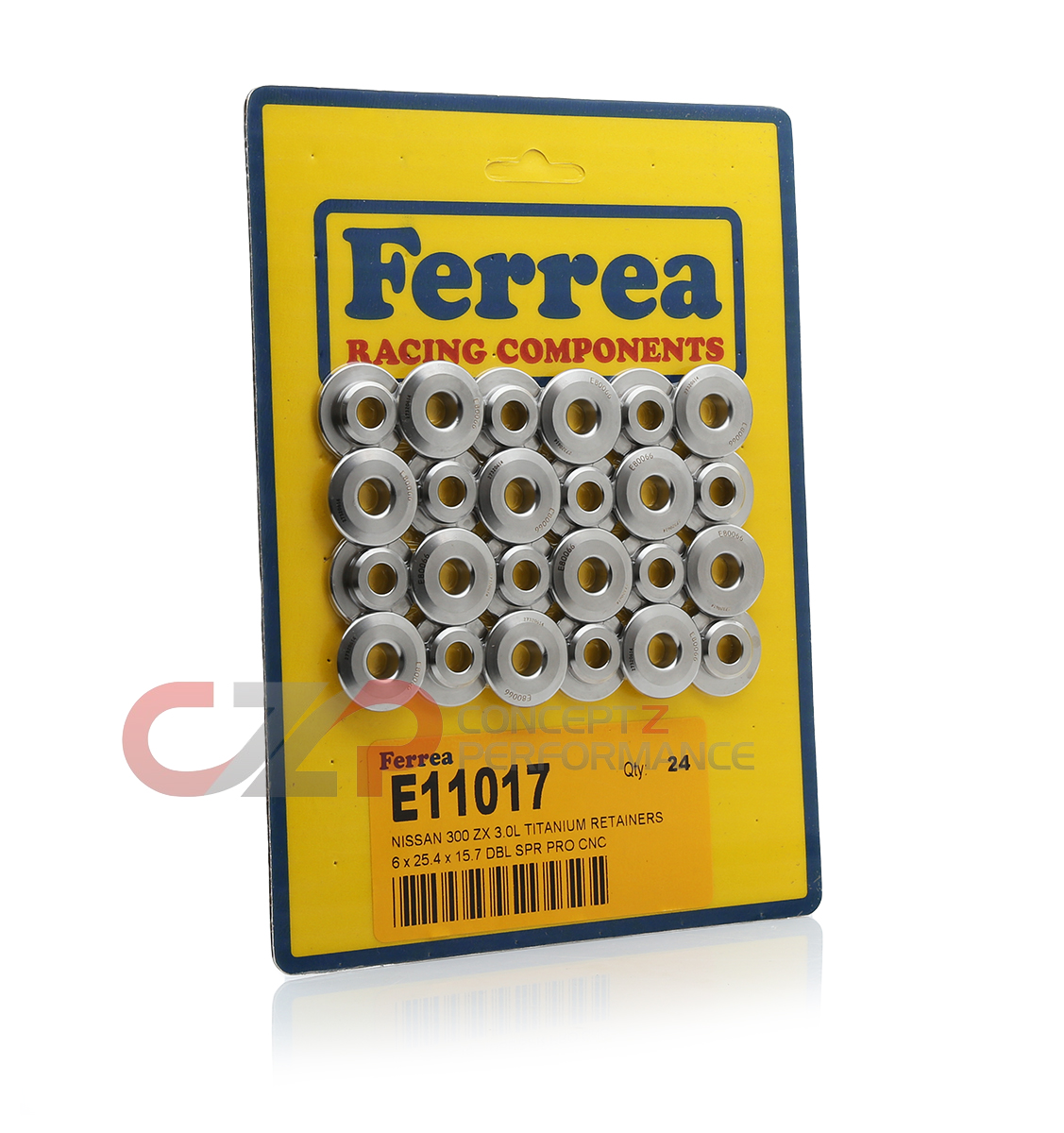 Ferrea E11017 Titanium Valve Retainer Set, Dual Spring - Nissan 300ZX 90-96 Z32