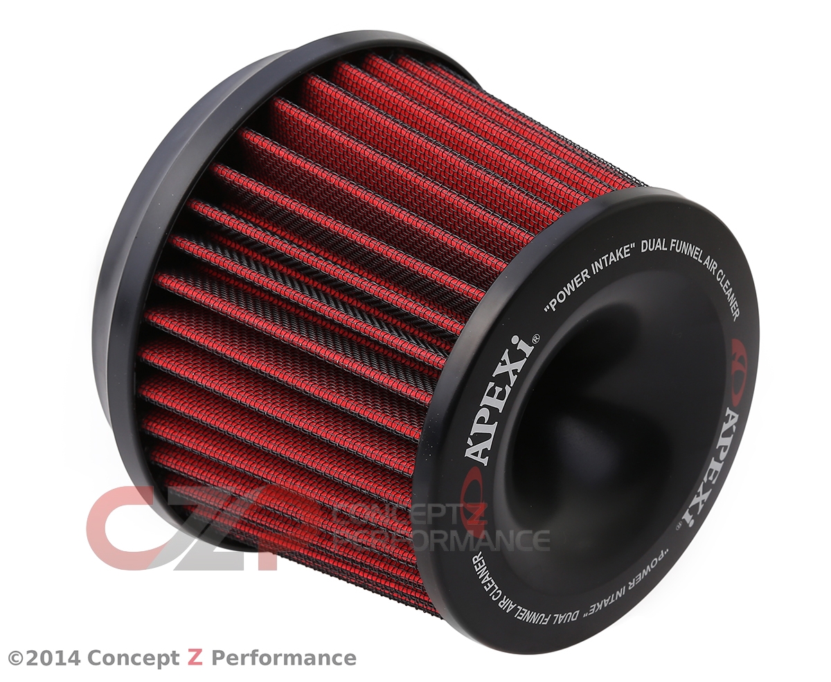 APEXi 500-A024 Dual Funnel Power Intake (Replacement Filter Only) 75mm ID / 140mm OD