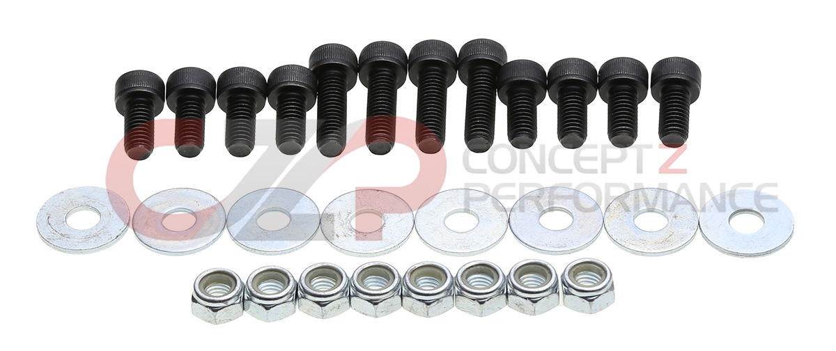 Sparco 50002 Nuts, Bolts, and Washer Installation Hardware Kit for Seat w/ Side Mounts