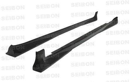 Seibon SS0910NSGTR-MS MS Style Carbon Fiber Side Skirts - Nissan GT-R R35 2009-2012
