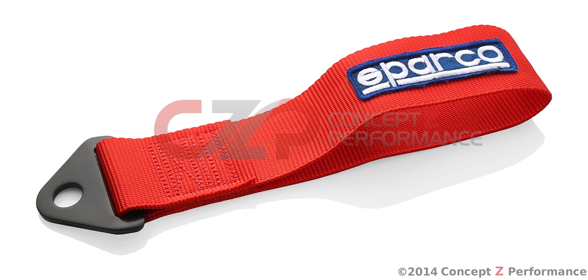Sparco Tow Strap FIA Red