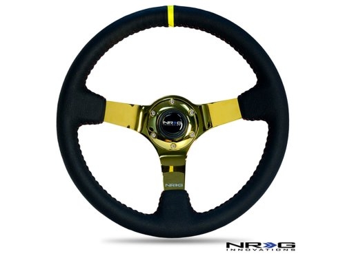 NRG ST-036GD ST-036 Gold Chrome Steering Wheel