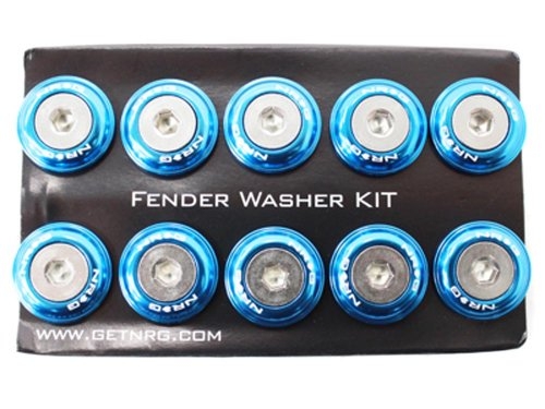NRG FW-100BL Fender Washer Dress Up Kit, Blue