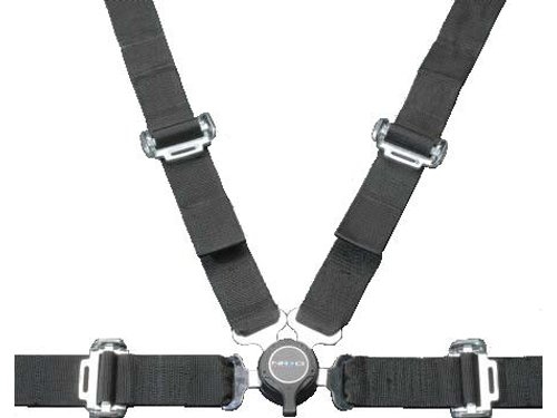 NRG SBH-6PCB 6 Point 3" Safety Harness Cam Lock Style Black