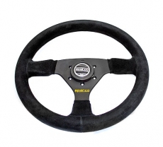 Sparco 015R323PSNR 323 Competition Black Suede Steering Wheel 330mm  Universal - Concept Z Performance