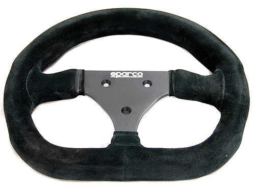 Sparco 015P260FSN 260 Competition Black Suede Steering Wheel 260mm