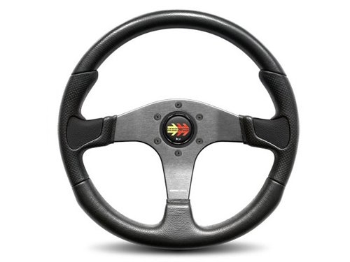 Momo DEV35BK0B Devil Steering Wheel Black Thumb Insert 350mm