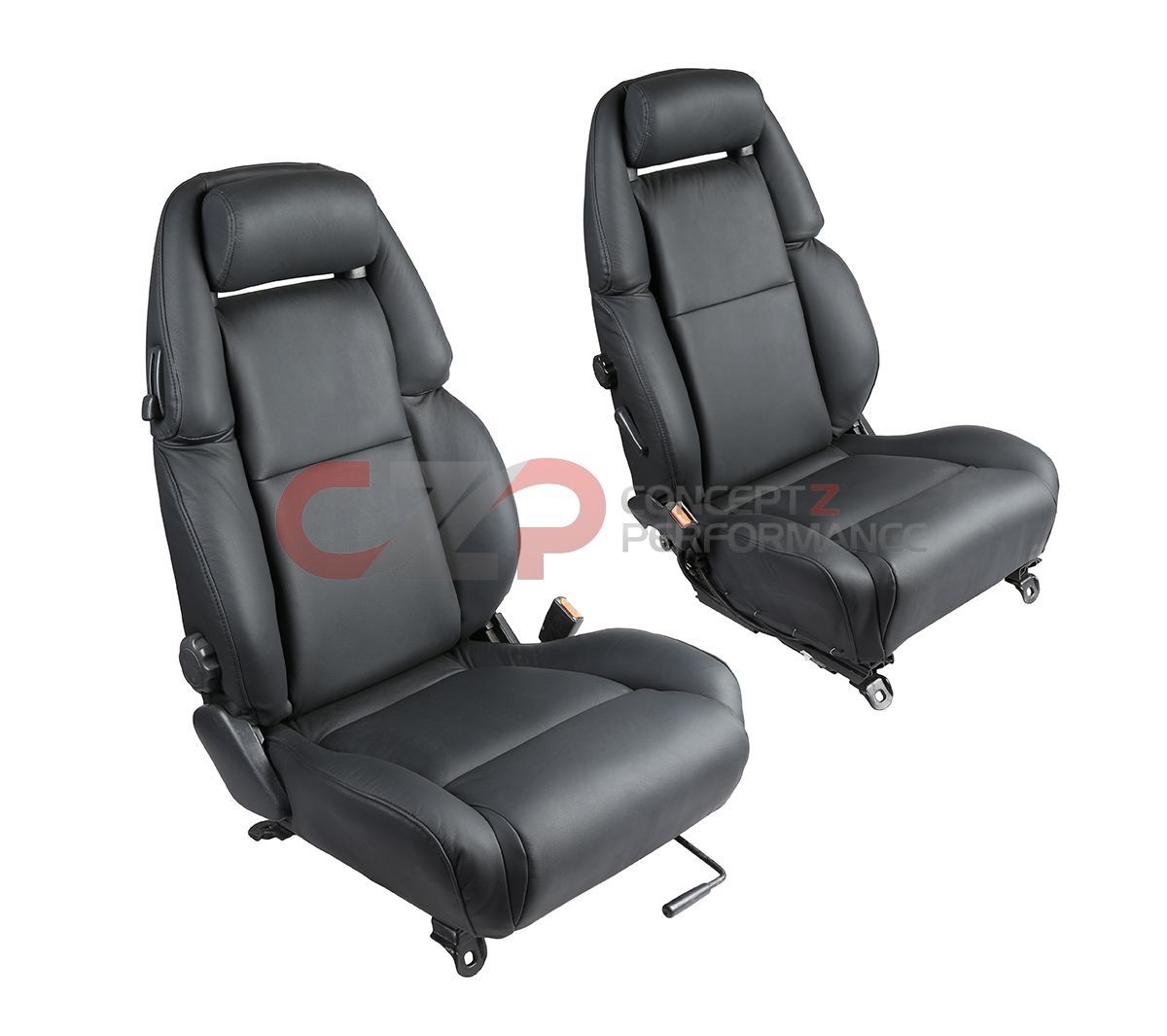 CZP Reupholstered Leather Seats, Pair L+R - Nissan 300ZX Z32