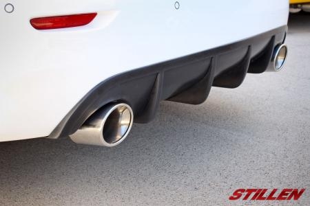 Stillen Rear Bumper Diffuser, Unpainted - Infiniti Q50 14-17 V37