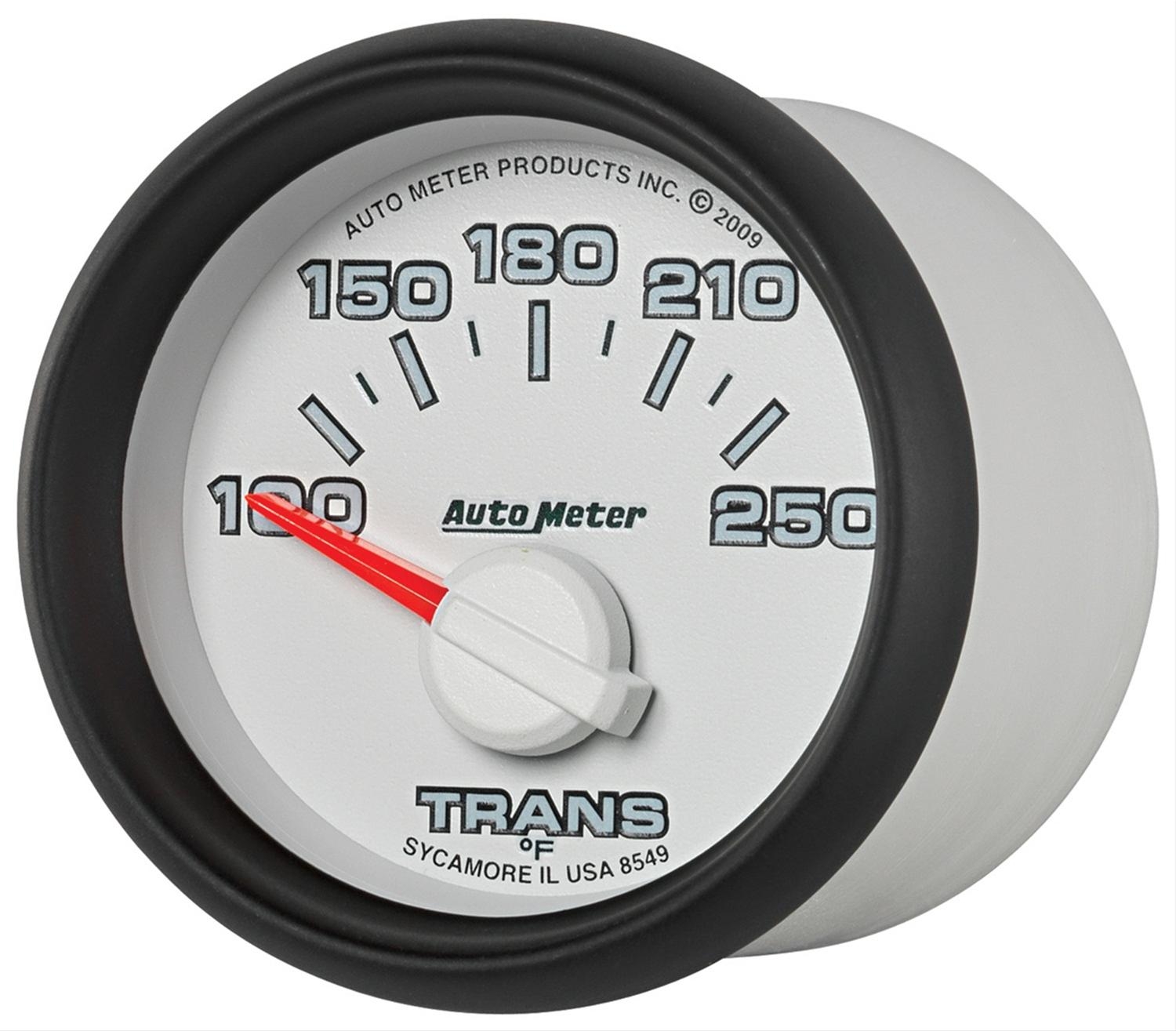 AutoMeter 8549 Factory Match Automatic Transmission Oil Temperature Gauge 100-250 Deg F - 52mm