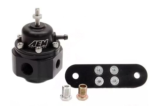 AEM 25-302BK Universal Adjustable Fuel Pressure Regulator