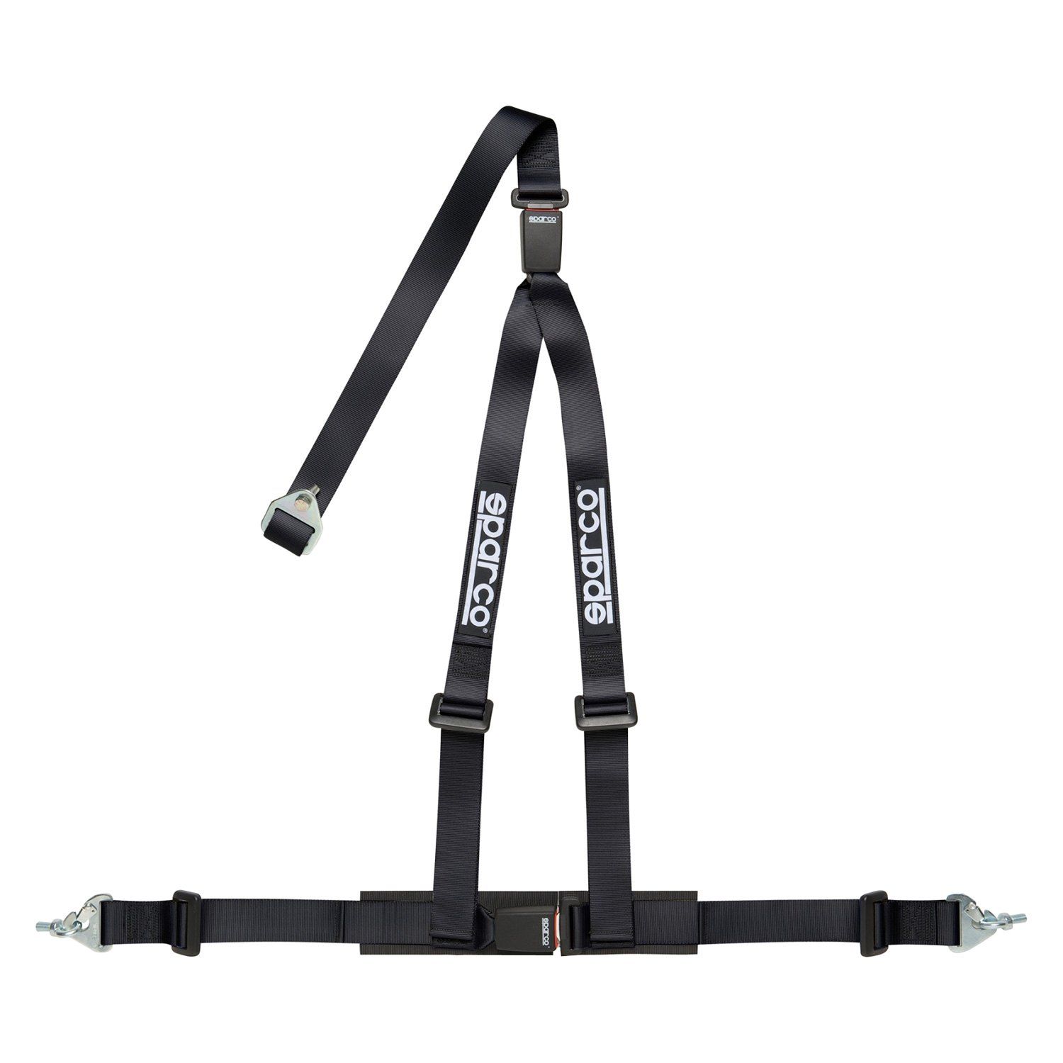 Sparco Tuner Harness 3-Point Double Release Belt Width: 2" Black