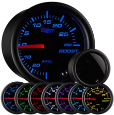 GlowShift GS-T707 Tinted 7 Color Oil Temperature Gauge - 52mm Universal ...