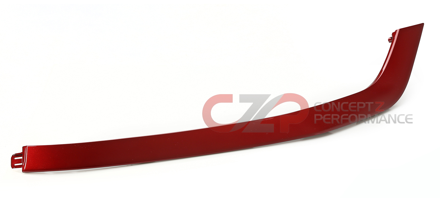 Nissan OEM Front Bumper Front Fascia Lower Molding Finisher Red Insert RH for 2015+ Nismo Model - Nissan 370Z Z34
