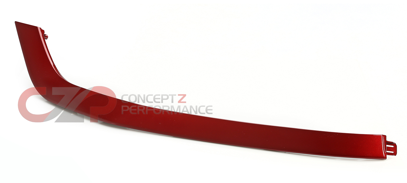 Nissan OEM Front Bumper Front Fascia Lower Molding Finisher Red Insert LH for 2015+ Nismo Model - Nissan 370Z Z34