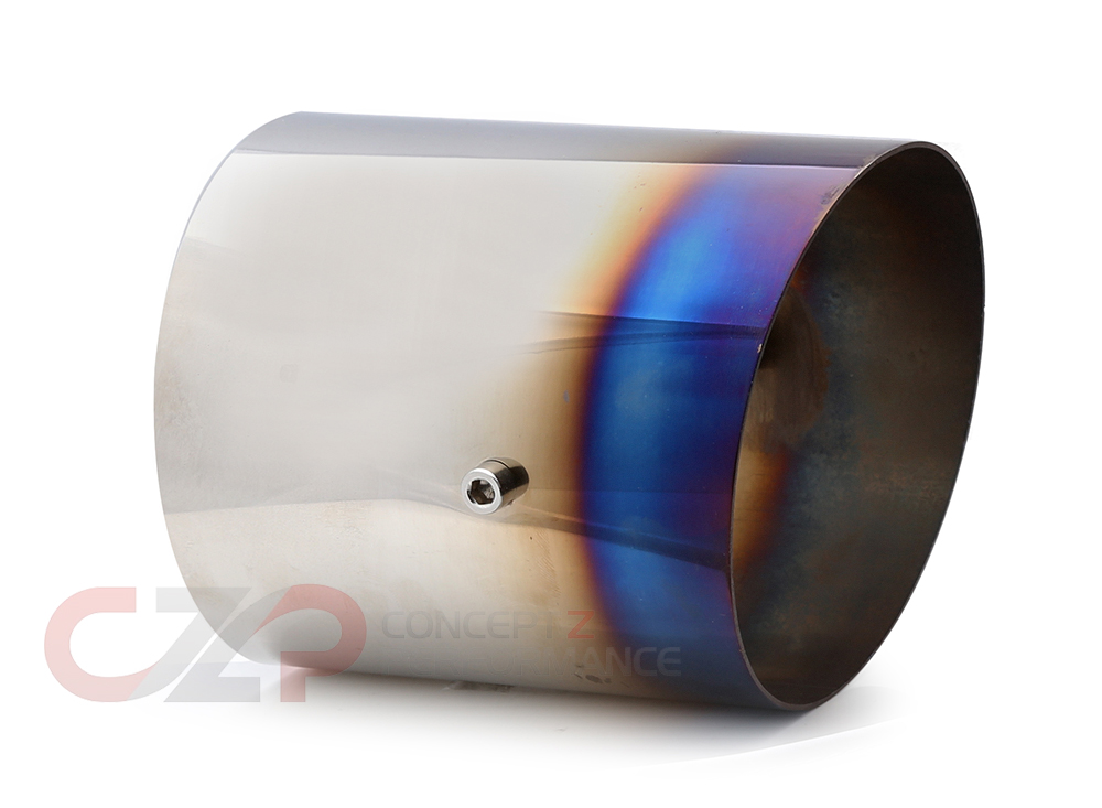 DNA Exhaust Tip - Burnt Steel (Titanium Look), 111.60mm / 4.4" ID